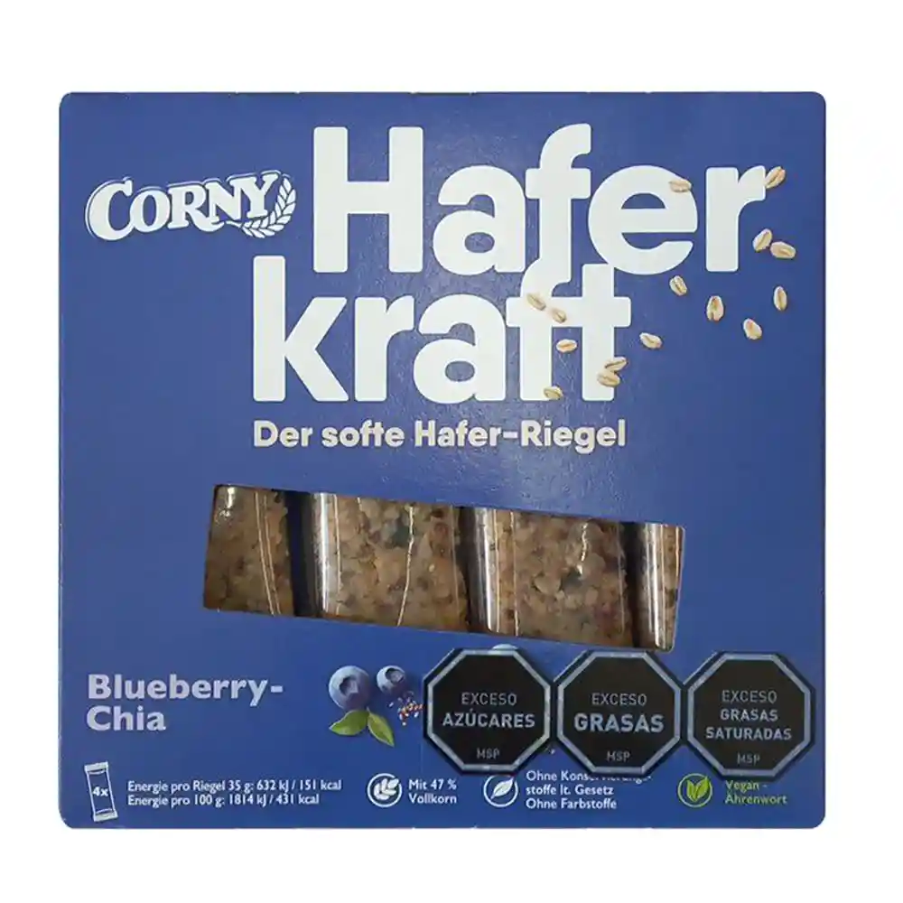 Barras de Avena Blueberry-chia