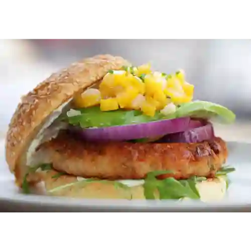 Burger Estilo "Ramazzotti" / Papas Frita