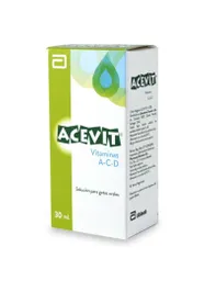 Acevit Solución para Gotas Orales (2.75 mg / 75 mg / 0.025 mg)