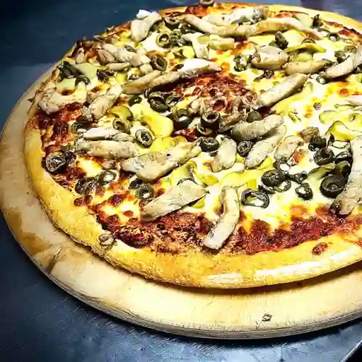 Pizza familiar japonesa