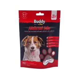 Buddy Snack Para Perro Natural Mix Pato Cordero