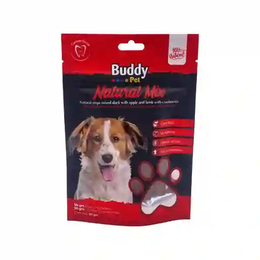 Buddy Snack Para Perro Natural Mix Pato Cordero