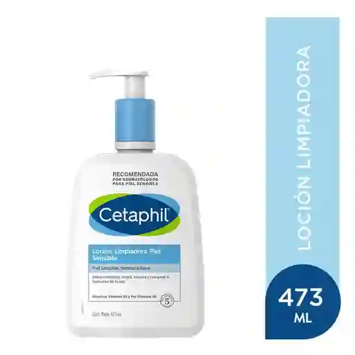 Cetaphil Loción Limpiadora para piel sensible 473 ml