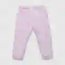 Pantalón De Bebé Con Elástico Niña Lila Talla 9/12m
