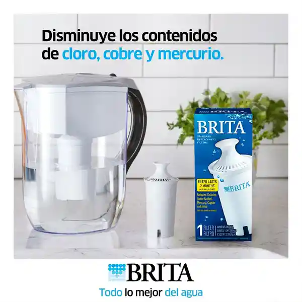 Brita Jarra Filtro De Agua 1 Un.