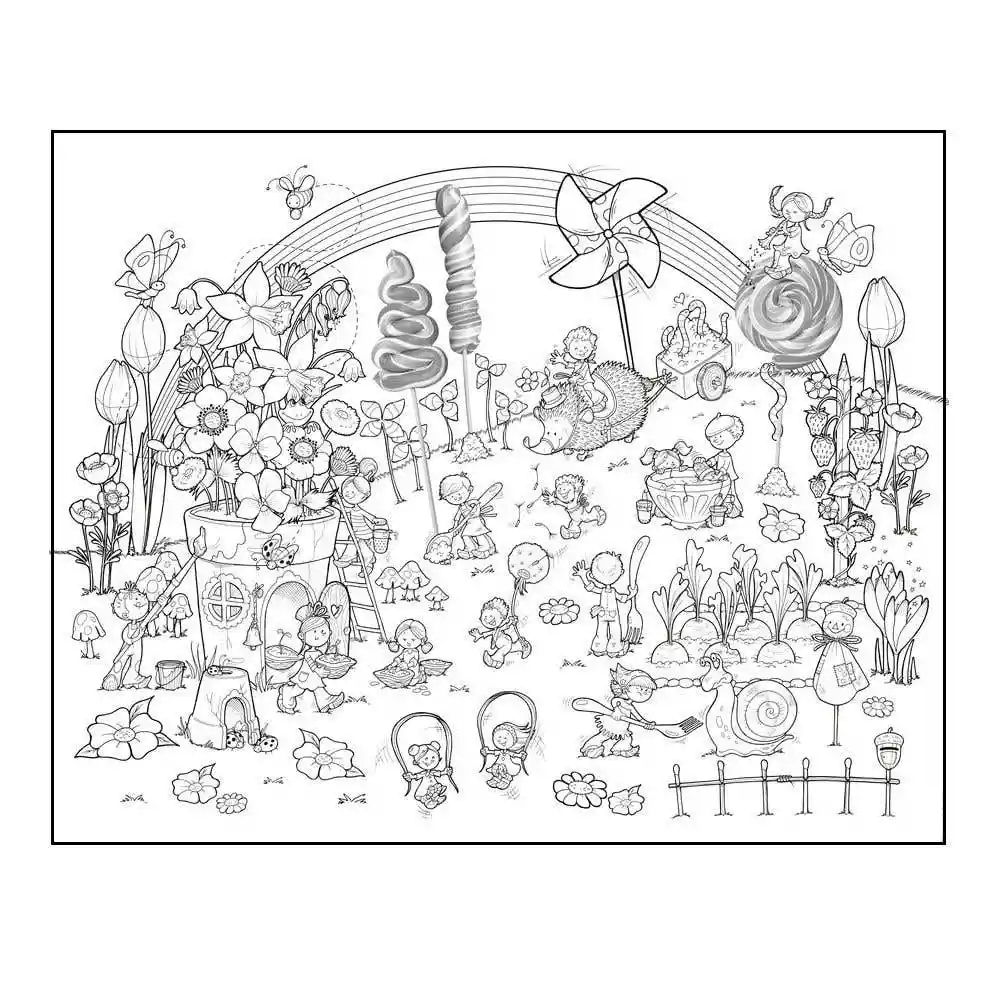 Maped Póster Para Colorear