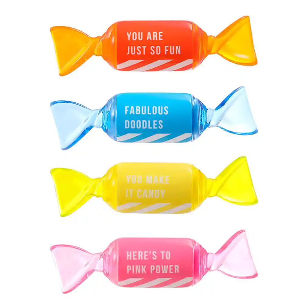 Miniso Set De Marcadores 4 Pzas-candy Rainbow Series