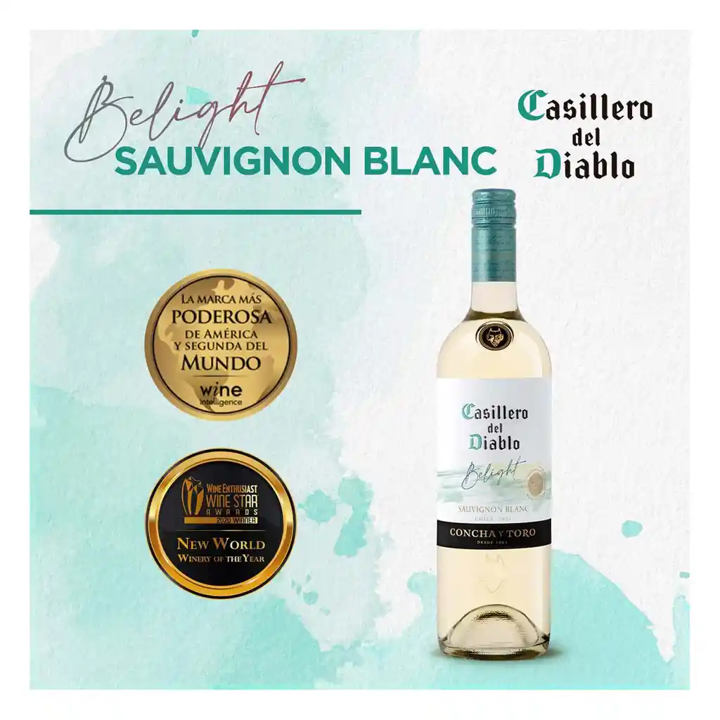Casillero Del Diablo Vino Blanco Belight Sauvignon Blanc