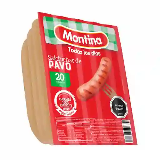 La Montina Salchicha De Pavo 1K