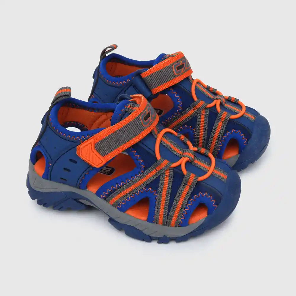 Sandalias Cintas Cruzadas De Niño Azul Talla 18