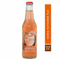 Outcider Sidra de Manzana Con Frambuesa 330 cc