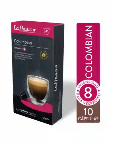 Caffesso Cápsulas de Café Colombiano