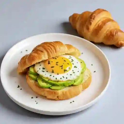 Croissant huevo