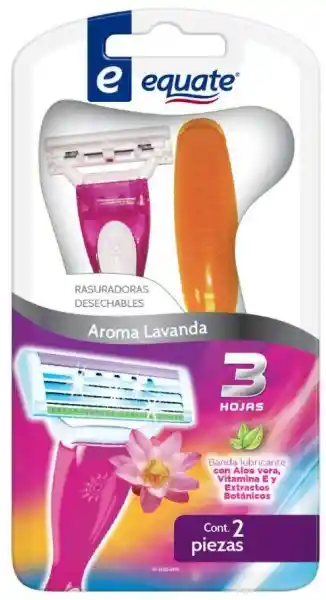 Equate Máquina de Afeitar Desechable 3 Hojas