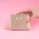 Cartera Con Cierre Beige Miniso