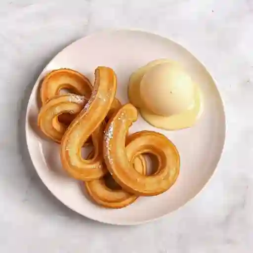 Churros Con Helado