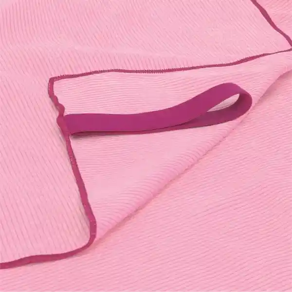 Toalla de Microfibra Con Elástico Rosa 70 x 140 cm Casaideas