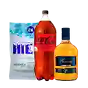 Mistral Pisco + Coca-Cola Gaseosa Zero + Hielo