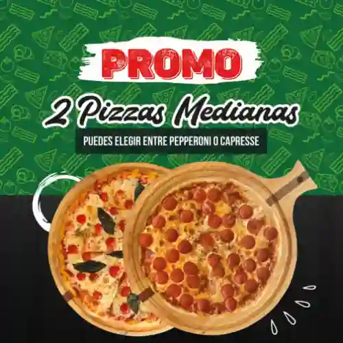 02 Pizzas Medianas