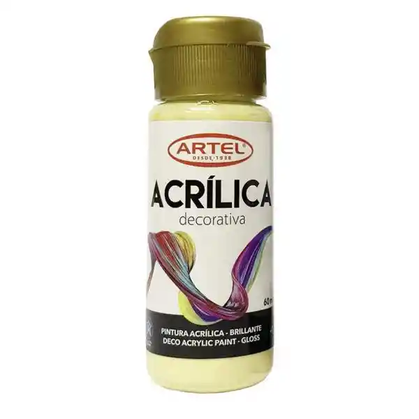 Artel Pintura Acrílica Decorativa Pastel Amarillo