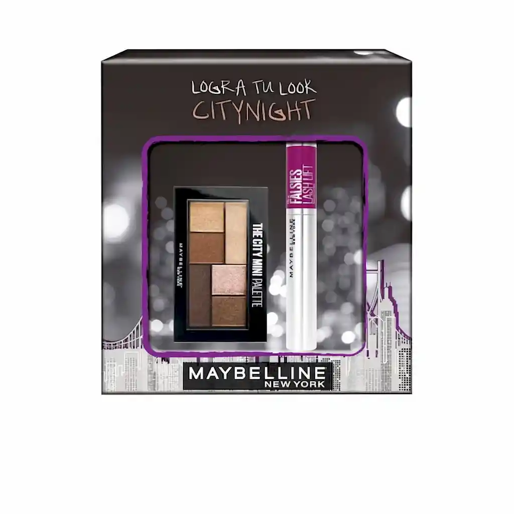 Maybelline Pack Mascara Pestañas + Sombras