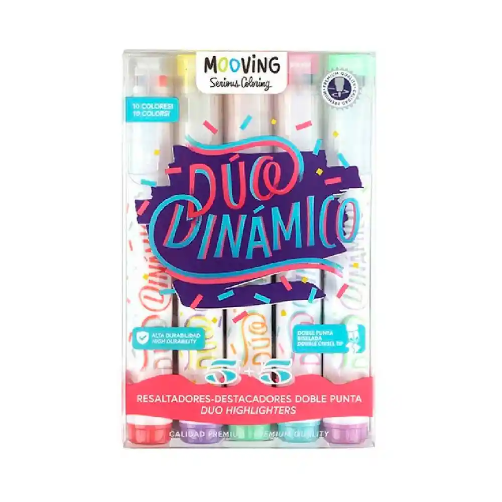 Resaltadores Doble Punta X 5