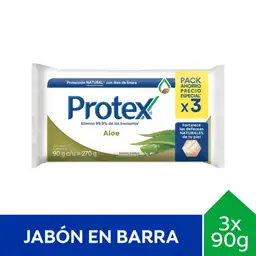 Protex Jabón De Tocador Aloe 90G 3U