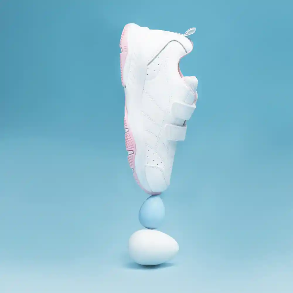 Zapatillas Escolar 2 De Niña Junior Rosada Talla 31