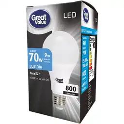 Ampolleta Led Bola A60 9w Ld E27 70W