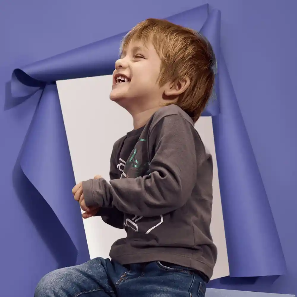 Polera De Bebé Skate Niño Gris Talla 24m