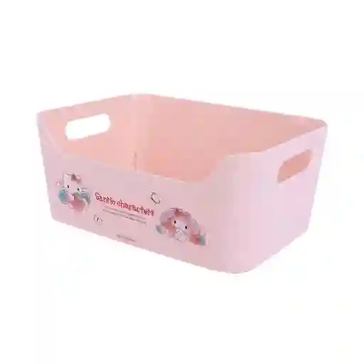 Cesta de Almacenamiento Rosa Miniso