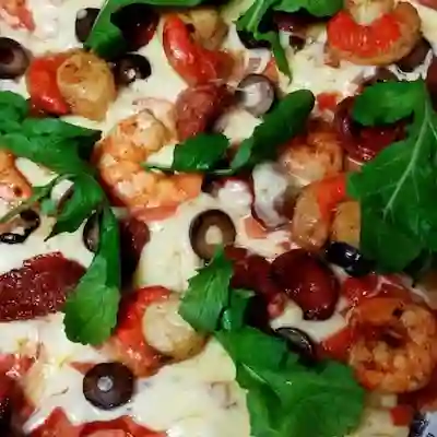 Pizza Camaron y Chorizo
