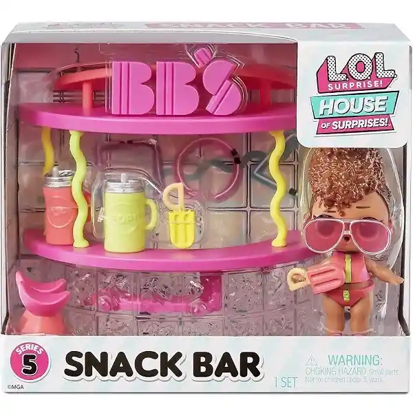 L.o.l Surprise! House Snack*bar- Cafetería (muñeca-muebles-accesorios)