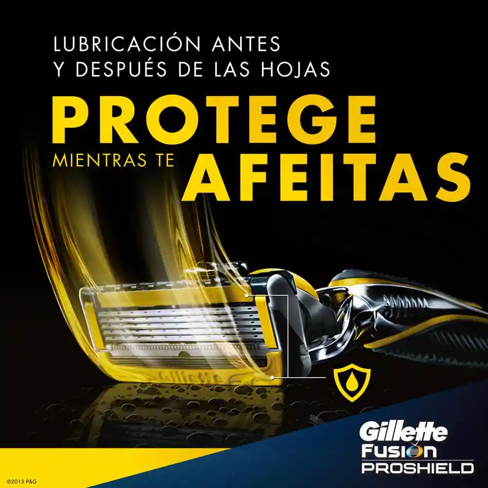 Gillette Hojas Y Maquinas De Afeitar Gille Fusi Progl Repx4