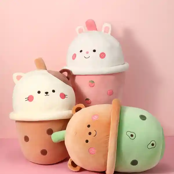 Peluche Gato Milk Tea Felpa Miniso