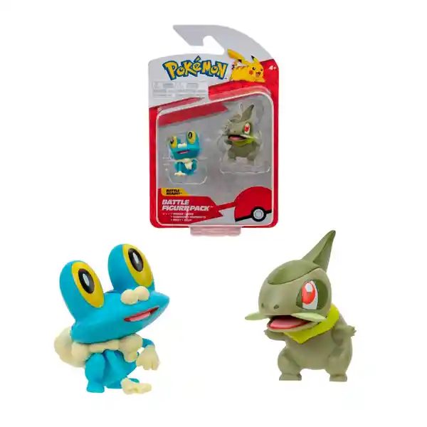 Pokémon Set Figuras de Axew & Frokie 8 cm