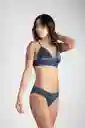 Angela Hincapie Bralette Dominga Steelblue Talla L