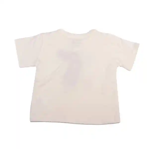 Polera Bebe Niño Blanco Pillin 12 M