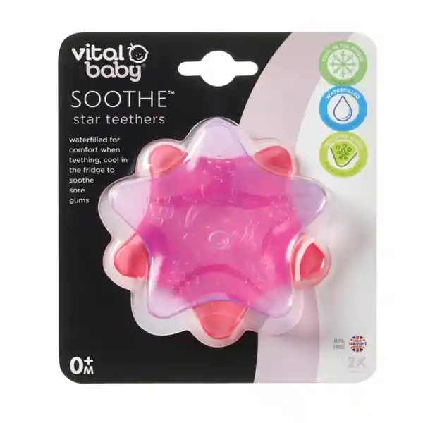 Vital Baby Mordedor Enfriables Morado-Rosa