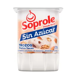 Soprole Yoghurt Sin Azúcar Trozos Frutos Secos 155 g