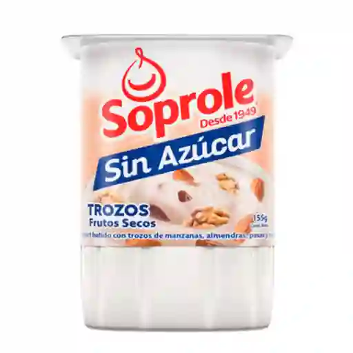 Soprole Yoghurt Sin Azúcar Trozos Frutos Secos 155 g