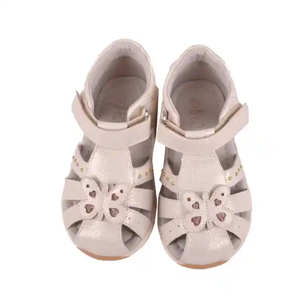 Sandalias Bebe Niña Dorado Pillin 19