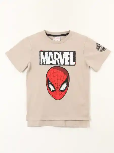 Spider-Man Polera Manga Corta Niño Arena 314014393 6 V26