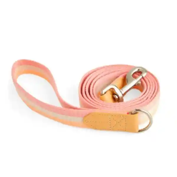 Youly Correa Lisa Diseño a Rayas Color Rosa Para Perro 1.8 m