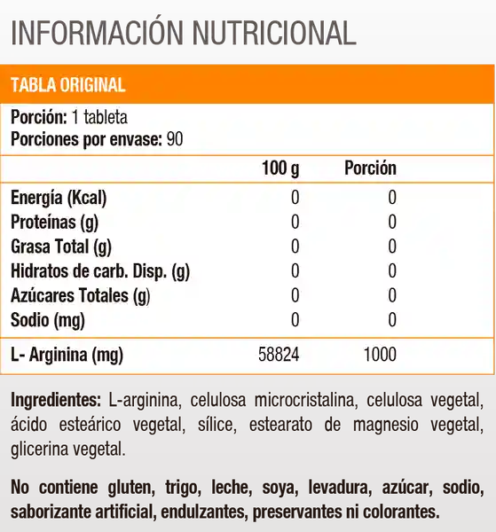 Solgar Arginina L-Arginine (1000 mg)