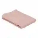 Funda Para Almohadón de Algodón Texturizado Rosado 70 x 50 cm