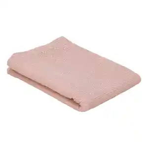 Funda Para Almohadón de Algodón Texturizado Rosado 70 x 50 cm
