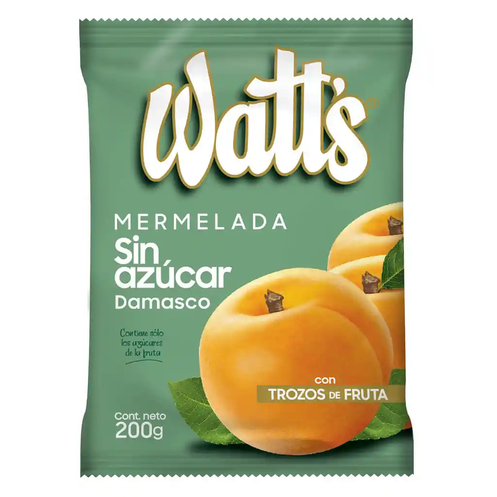Watts Mermelada sin Azúcar Añadida Sabor Damasco