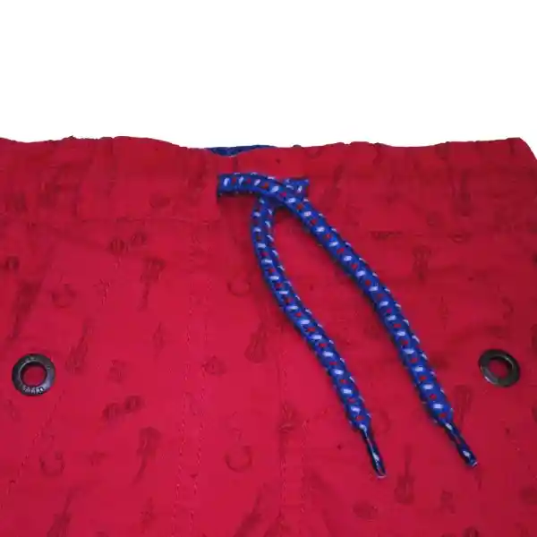 Pantalón Bebe Niño Rojo Pillin 3 M