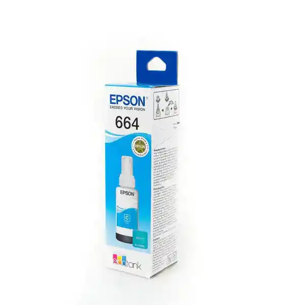 Epson Botella De Tinta 664 Cyan